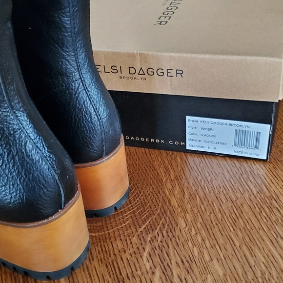 Kelsi Dagger Brooklyn Wise Lace-up Clog Boots - black - Picture 9 of 12